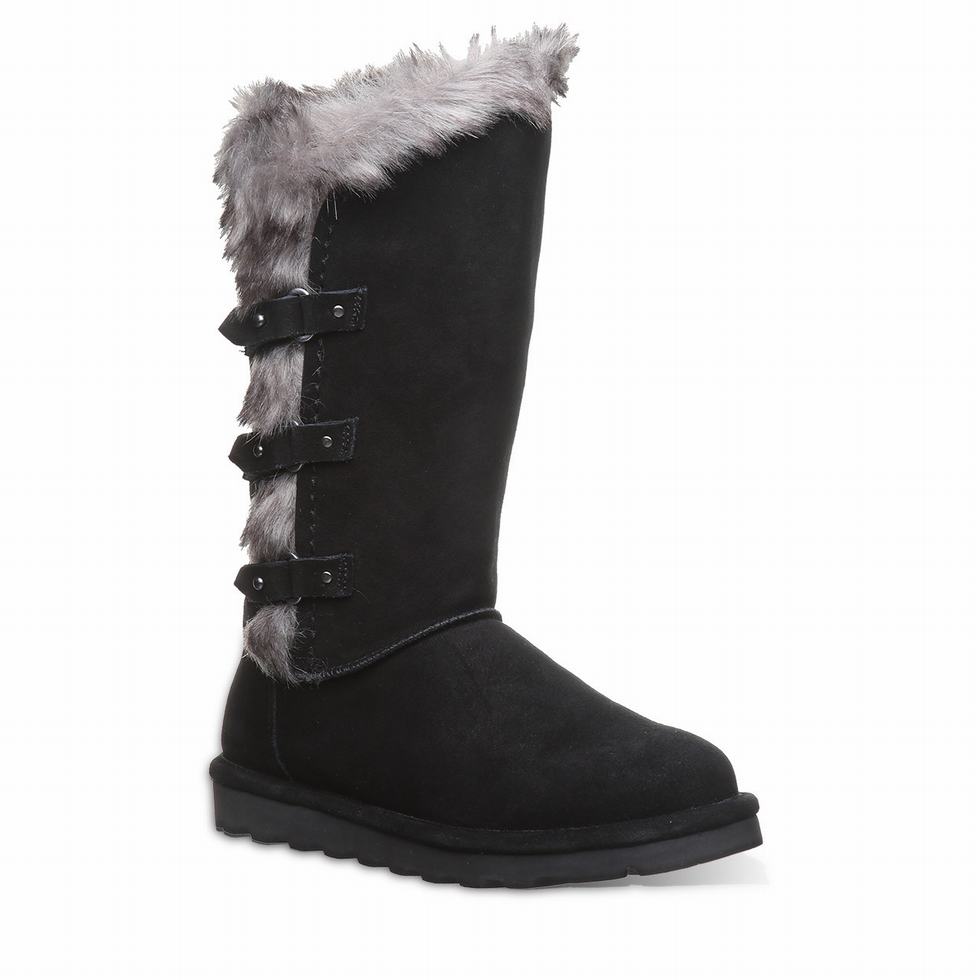 Black Bearpaw Emery Women Boots | BOZ143QI