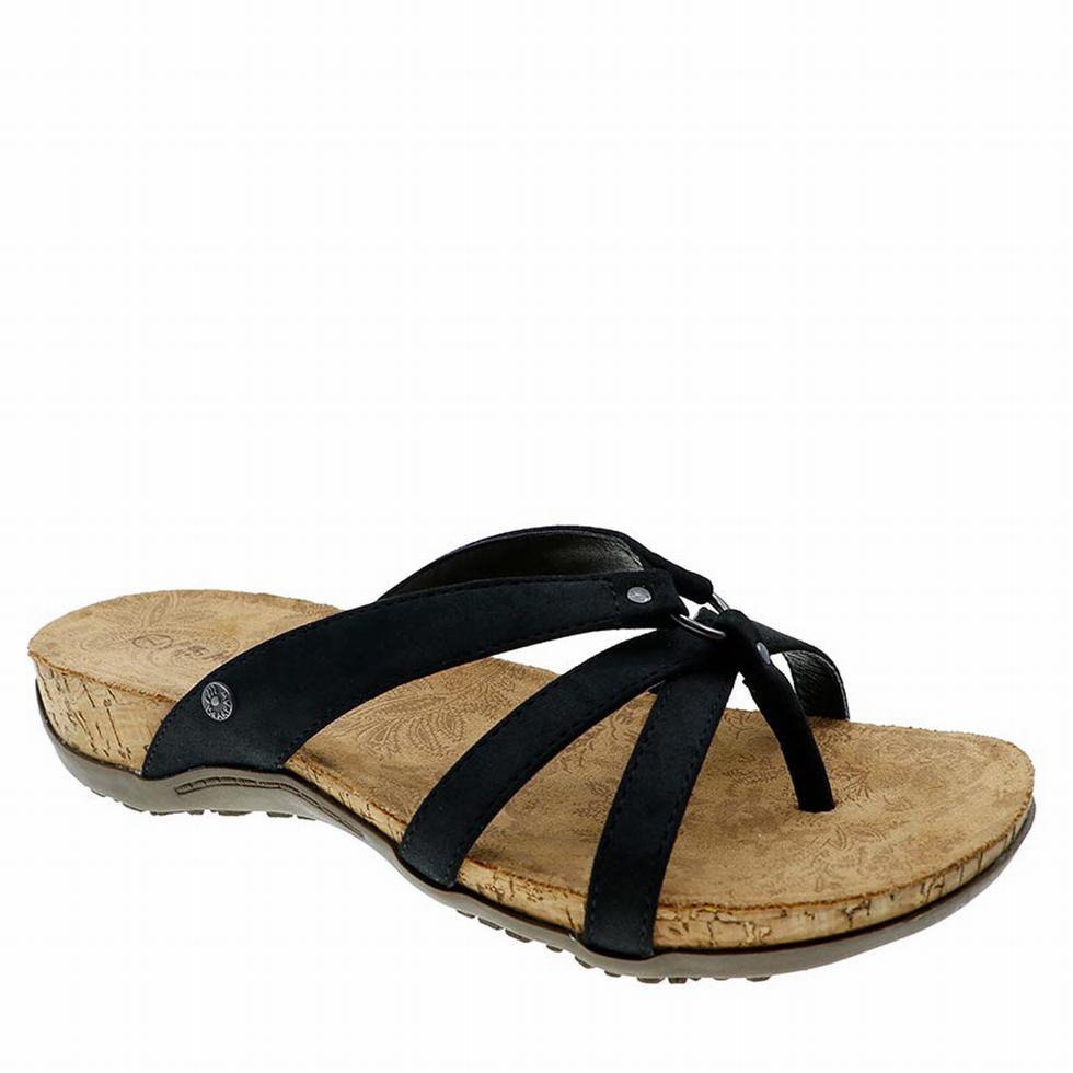 Black Bearpaw Fawn Women Sandals | TVI3349PR