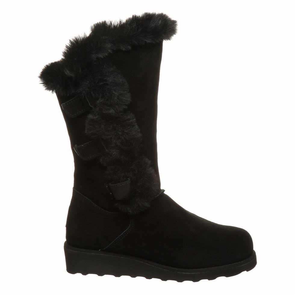 Black Bearpaw Genevieve Women Boots | QSJ7775LQ