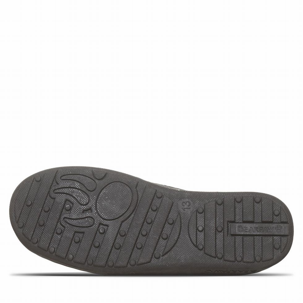 Black Bearpaw Jamie Youth Kids' Slippers | CHZ1283QO