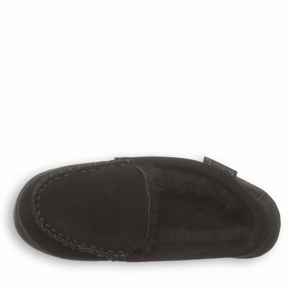 Black Bearpaw Jamie Youth Kids' Slippers | CHZ1283QO