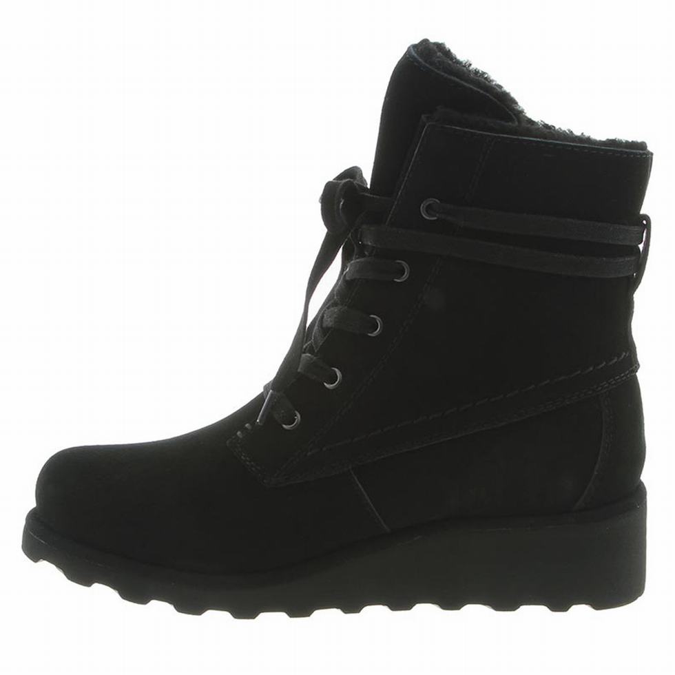 Black Bearpaw Krista Wide Women Boots | YSO975XC