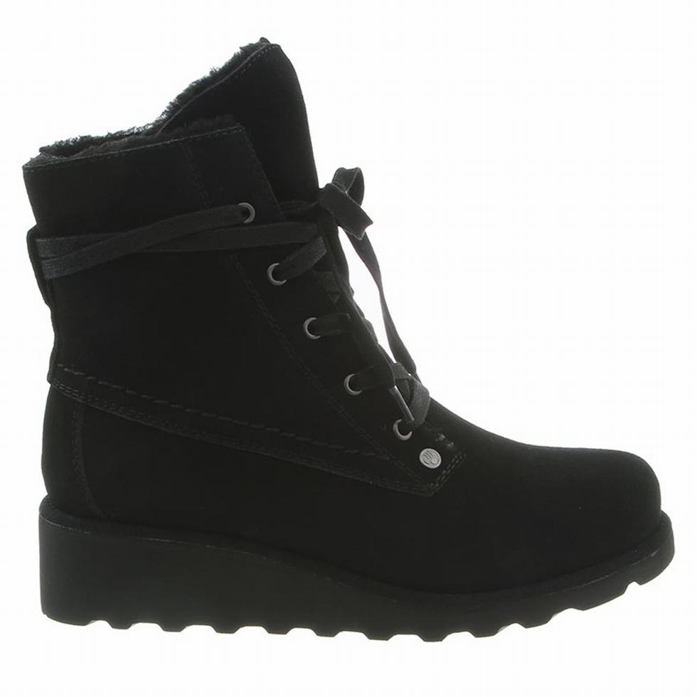 Black Bearpaw Krista Wide Women Boots | YSO975XC