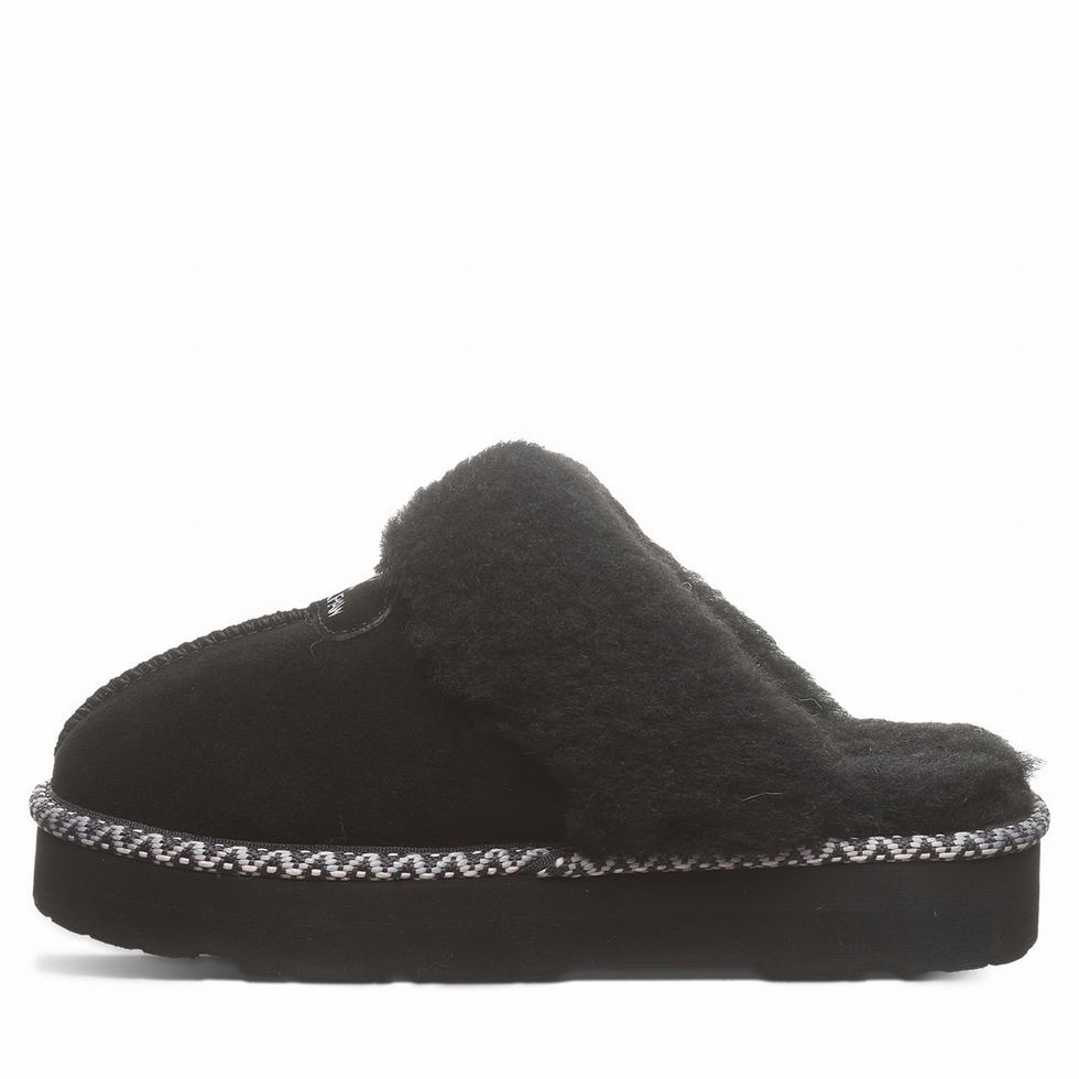 Black Bearpaw Loki Platform Lo Deco Women Slippers | CXT9256LM