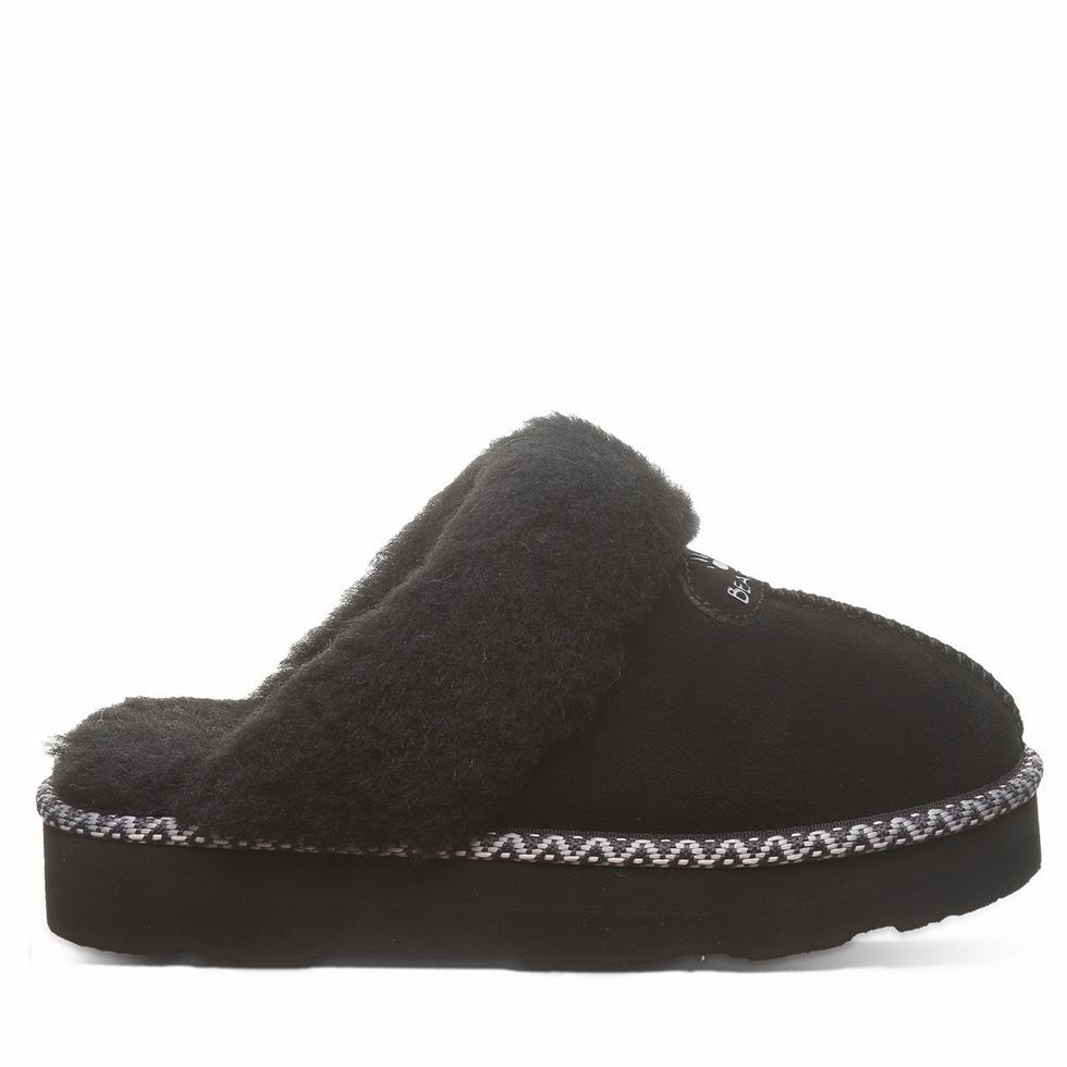 Black Bearpaw Loki Platform Lo Deco Women Slippers | CXT9256LM