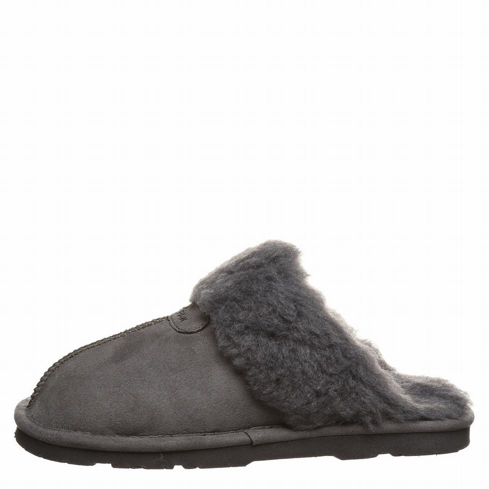 Black Bearpaw Loki Vegan Women Slippers | JQH6385XX