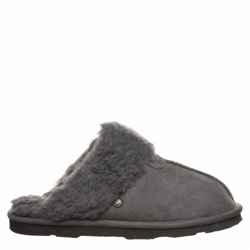 Black Bearpaw Loki Vegan Women Slippers | JQH6385XX