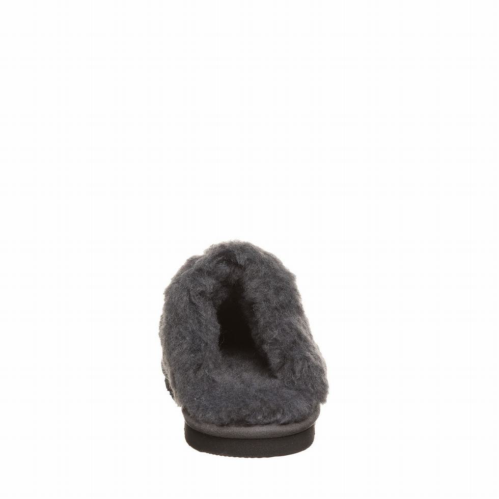 Black Bearpaw Loki Vegan Women Slippers | JQH6385XX