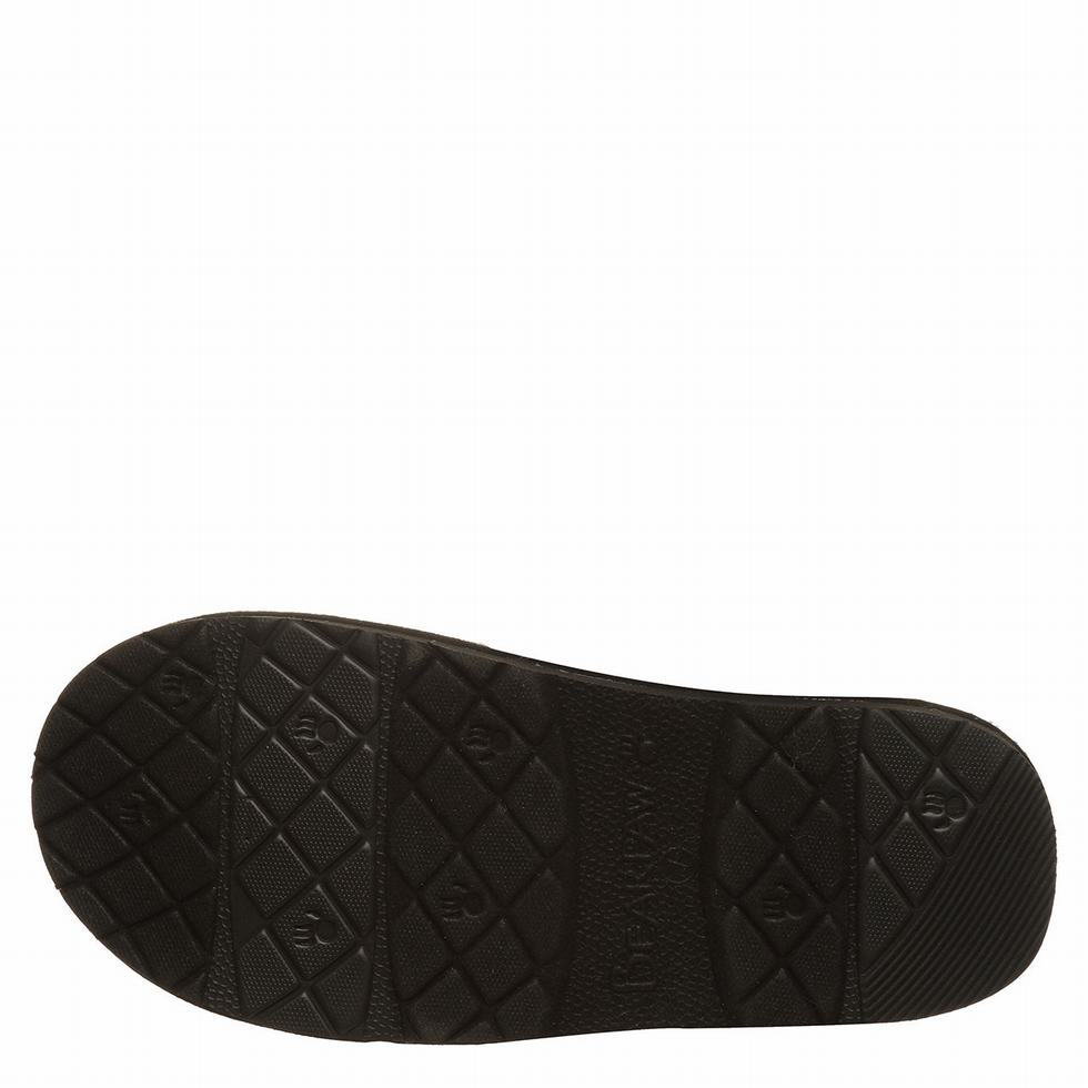 Black Bearpaw Loki Vegan Women Slippers | SHO9356OY