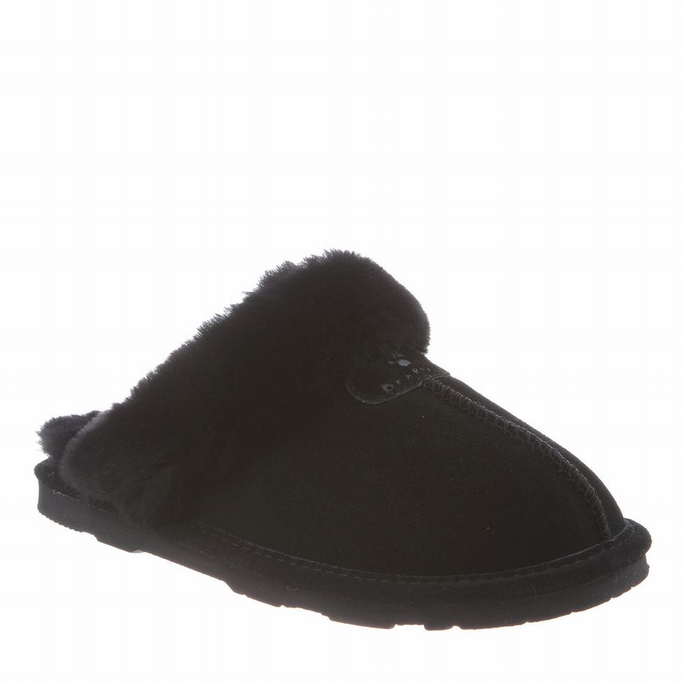 Black Bearpaw Loki Women Slippers | HWD1480CV