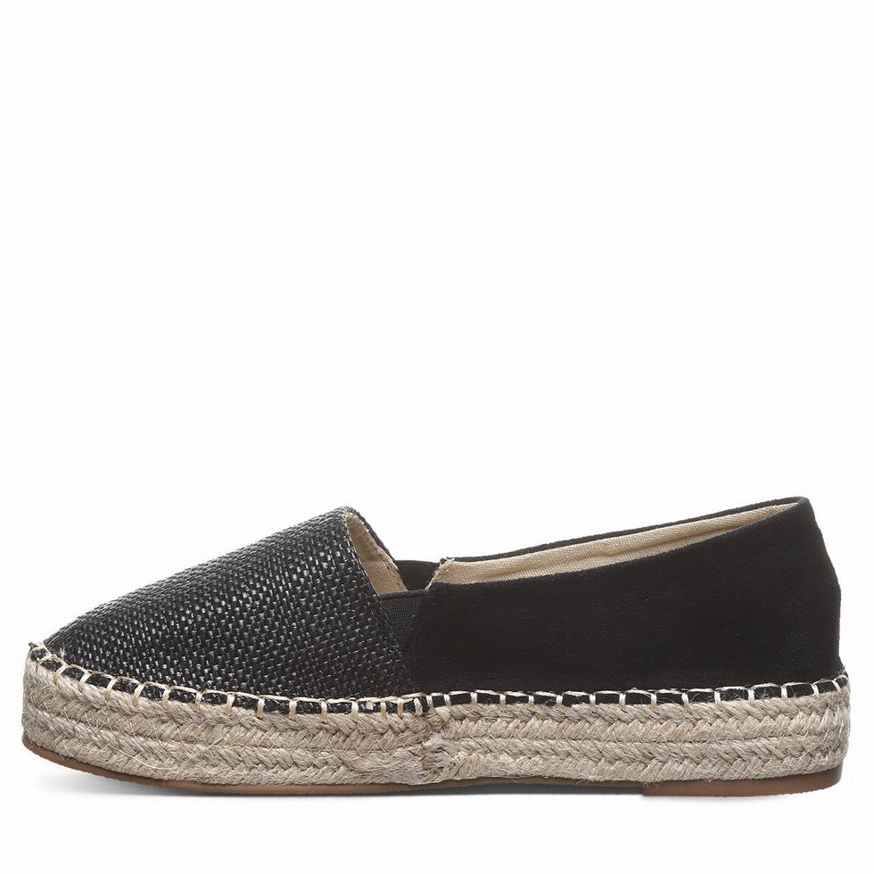 Black Bearpaw Macchiato Women Espadrilles | DBP10085SJ