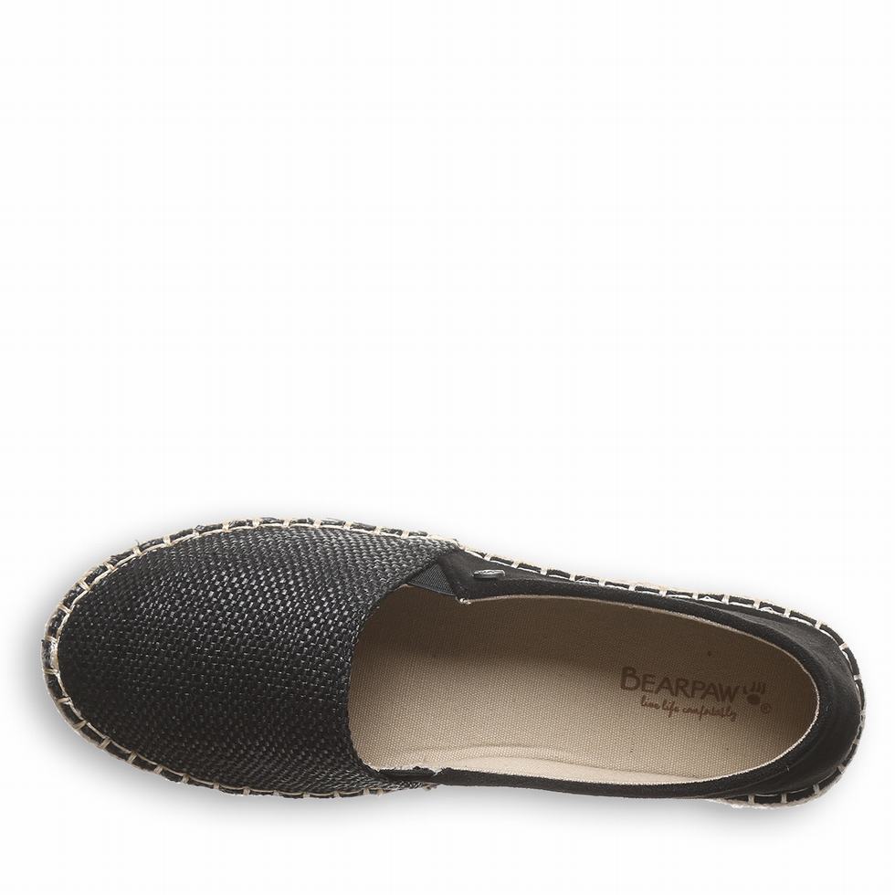 Black Bearpaw Macchiato Women Espadrilles | DBP10085SJ