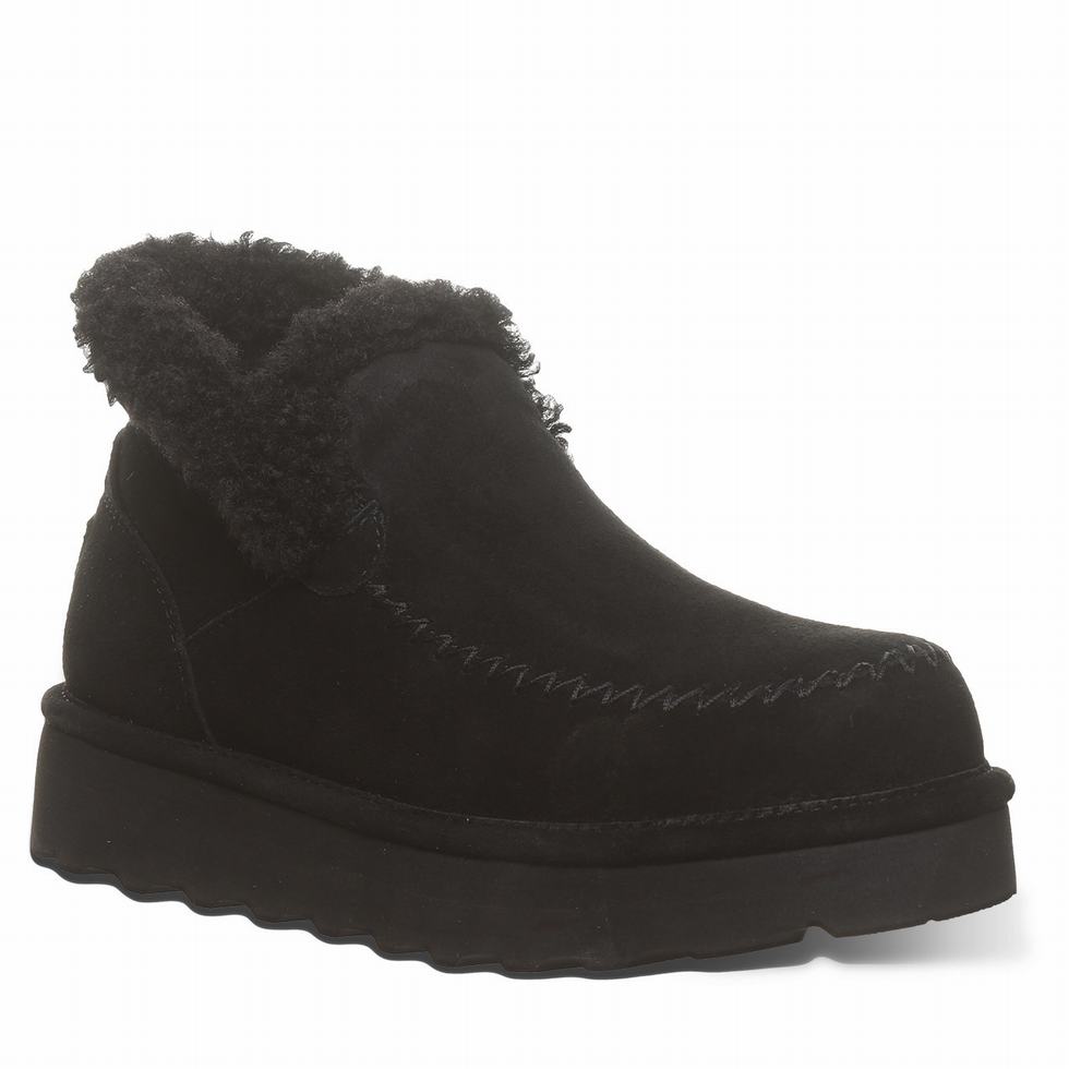 Black Bearpaw Maeve Platform Lo Women Boots | ZTI4953BC