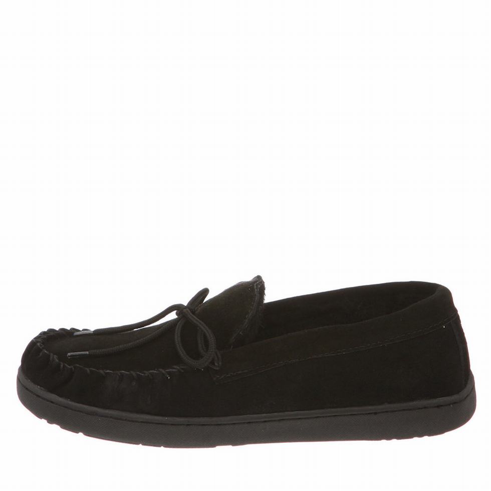 Black Bearpaw Moc II Men loafers | GZD5121QU