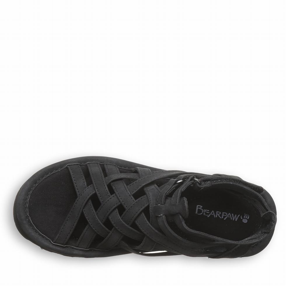 Black Bearpaw Prominence Women Sandals | ERS6366XQ