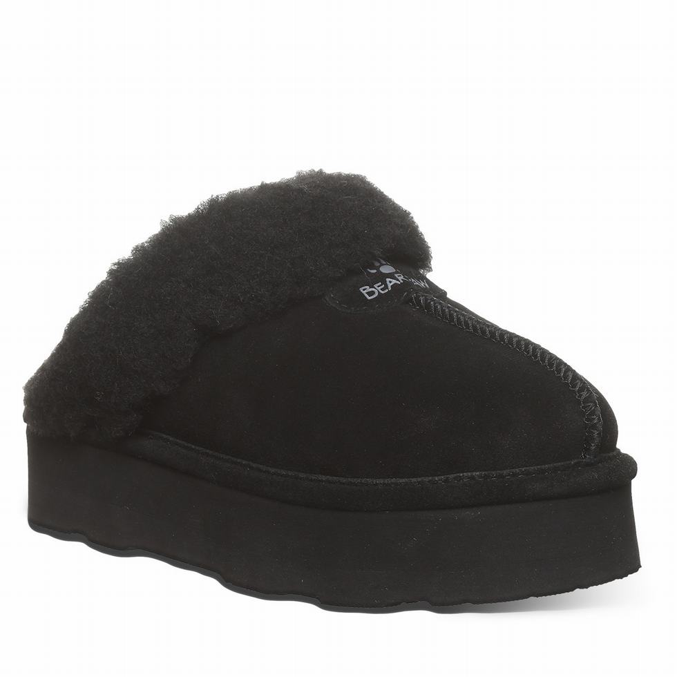 Black Bearpaw Retro Loki Women Slippers | VYI5832LO