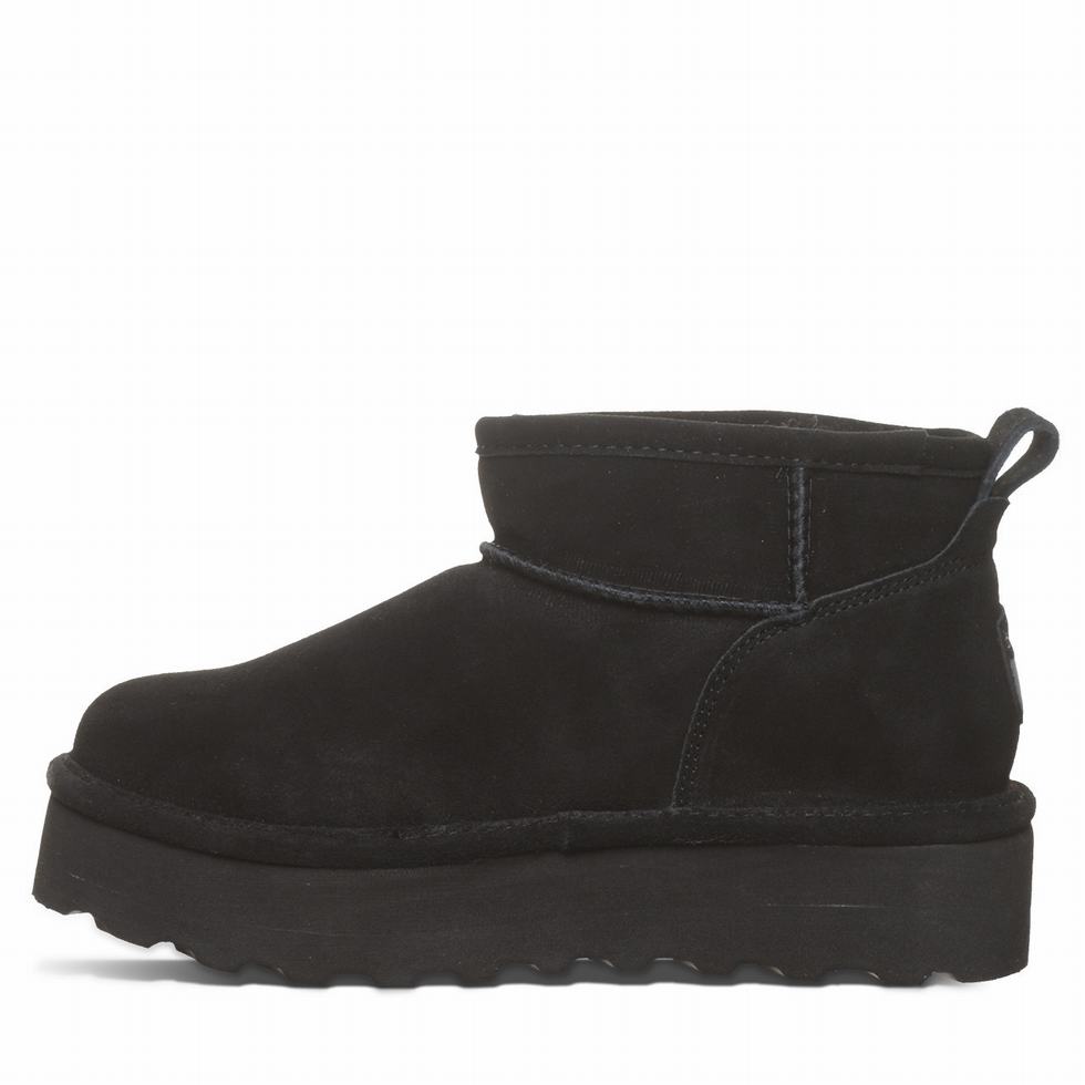 Black Bearpaw Retro Shorty Women Platform Boots | GUB6148NR