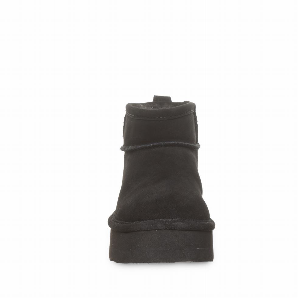 Black Bearpaw Retro Shorty Women Platform Boots | GUB6148NR