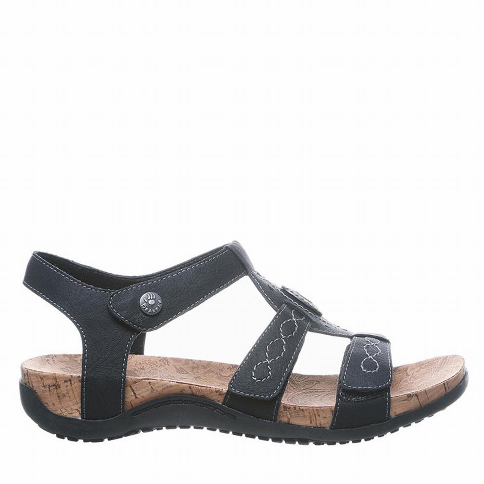 Black Bearpaw Ridley II Women Sandals | TMV2244MU