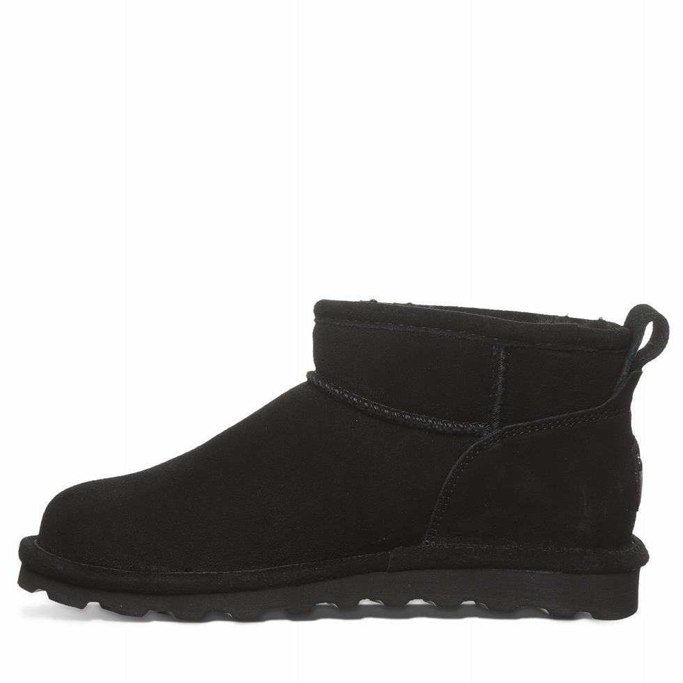 Black Bearpaw Shorty Wide Women Boots | WHY8080PZ