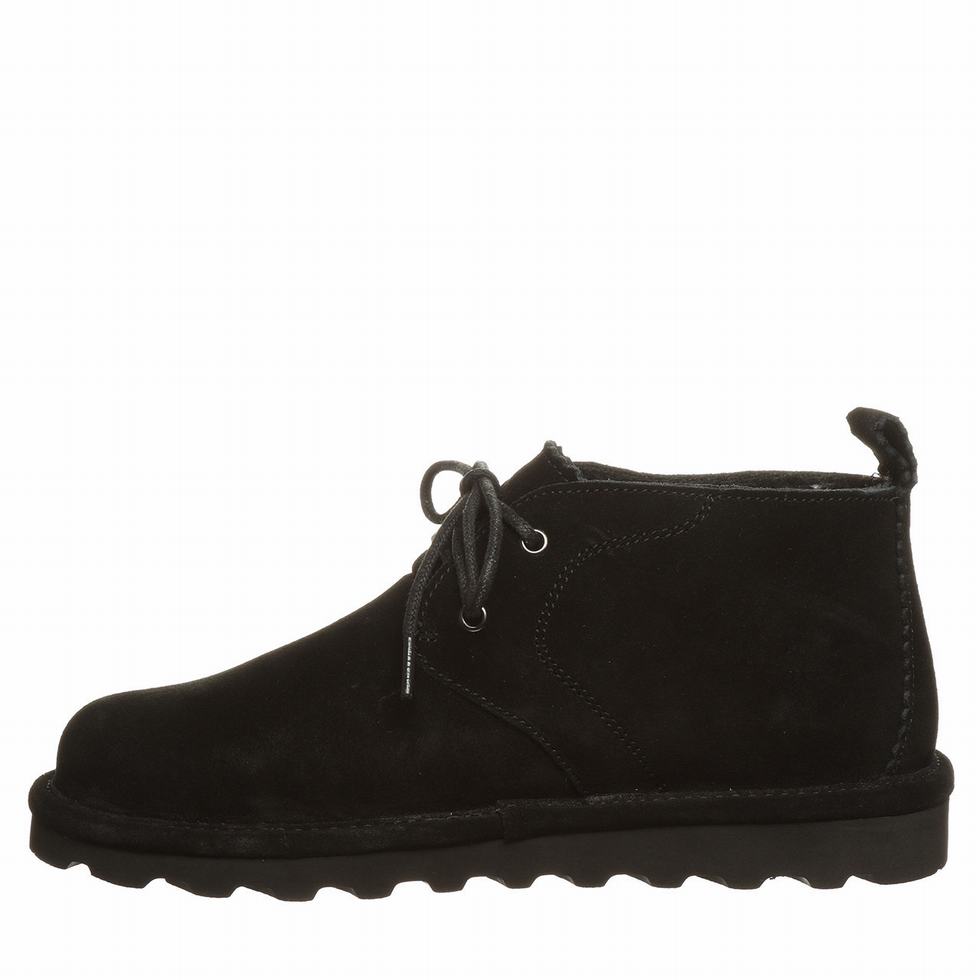 Black Bearpaw Skye Wide Women Chukka Boots | BOH4410KD