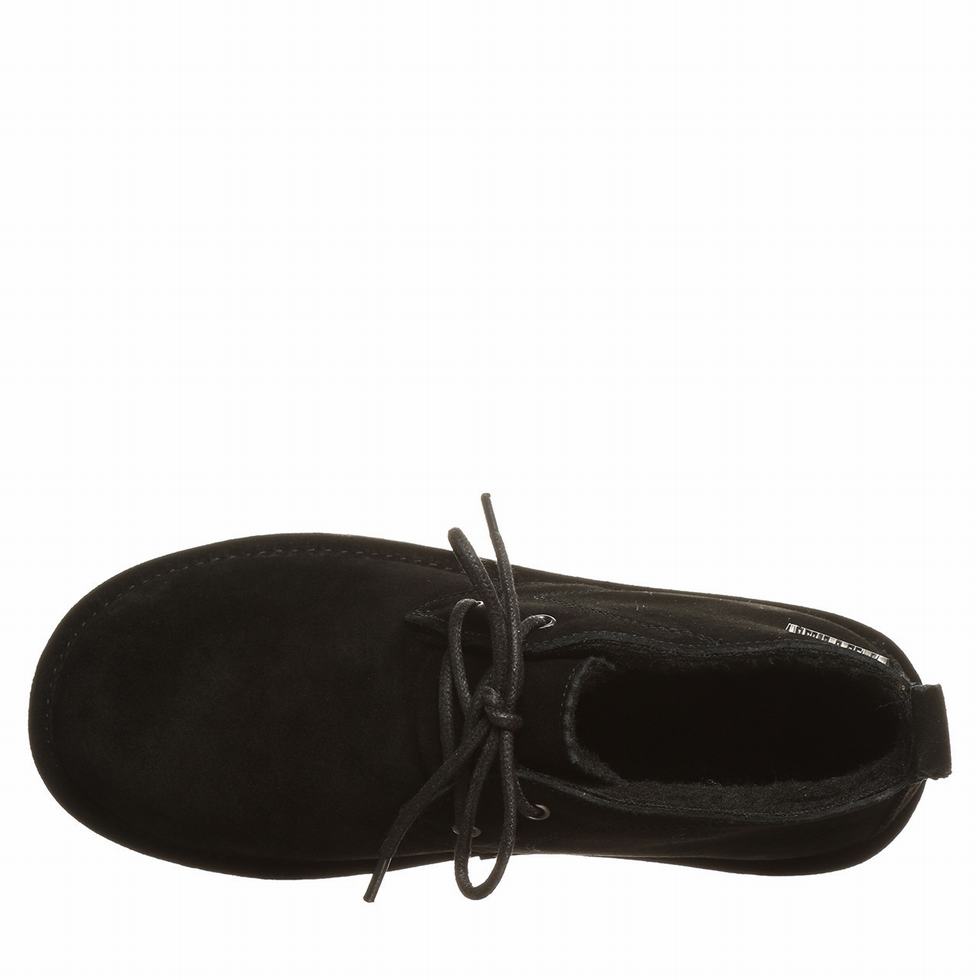 Black Bearpaw Skye Wide Women Chukka Boots | BOH4410KD