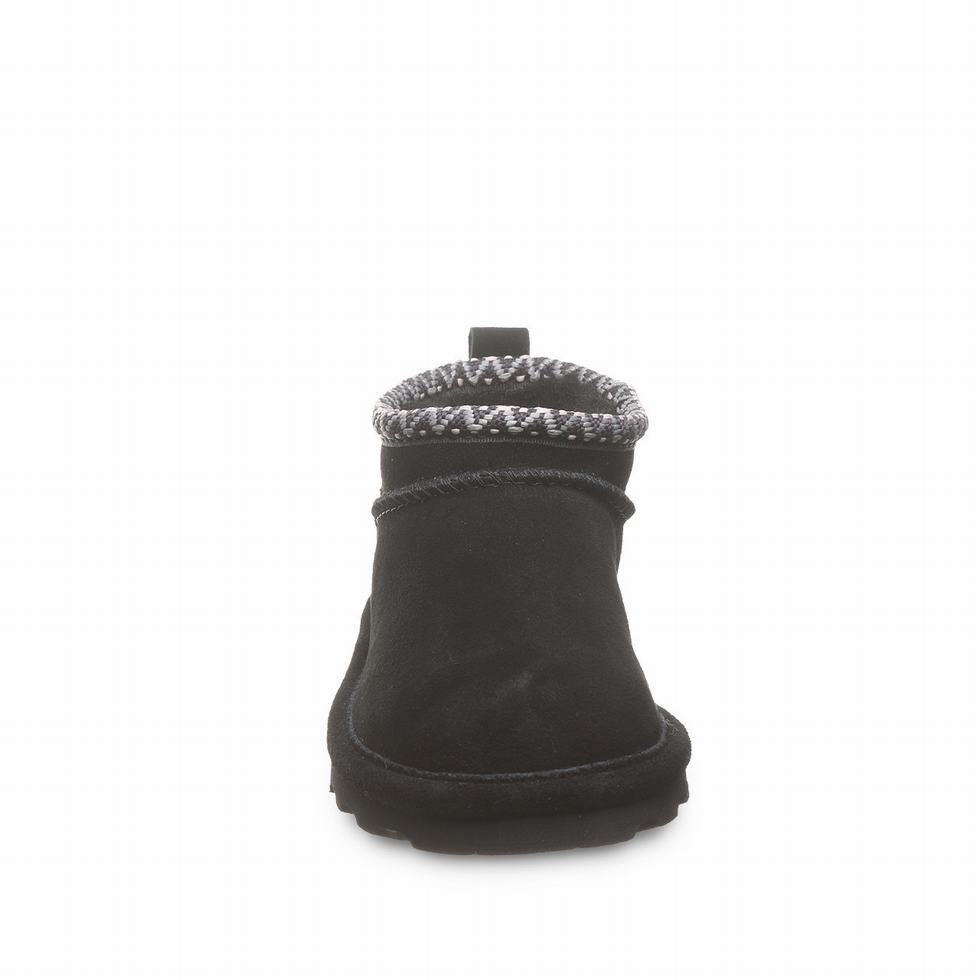 Black Bearpaw Super Shorty Deco Youth Kids' Boots | CGL6378LF