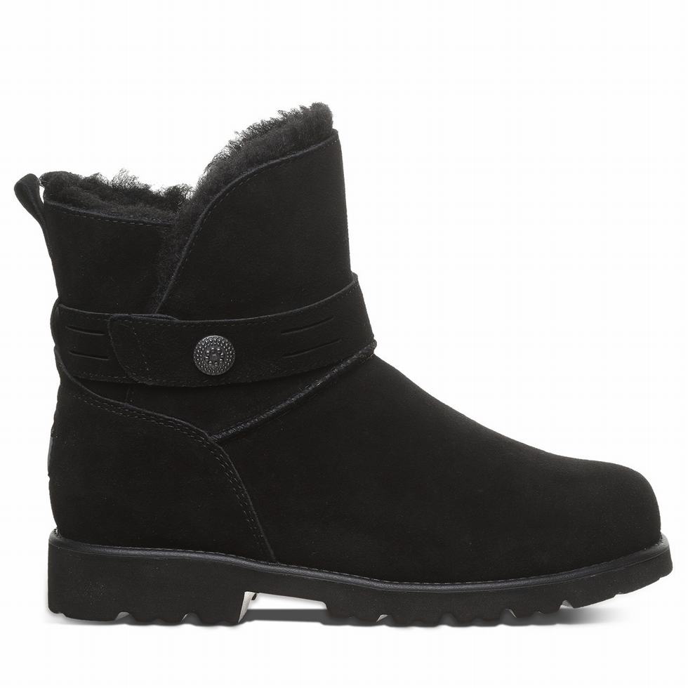 Black Bearpaw Wellston Women Boots | BNA7463PO