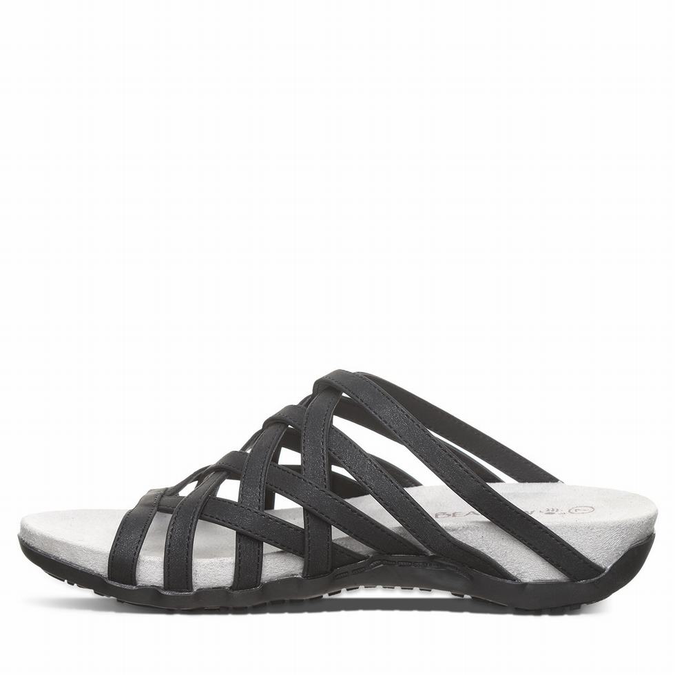 Black Bearpaw Zinnia Women Sandals | XTI1530TP