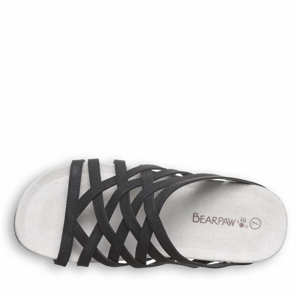 Black Bearpaw Zinnia Women Sandals | XTI1530TP