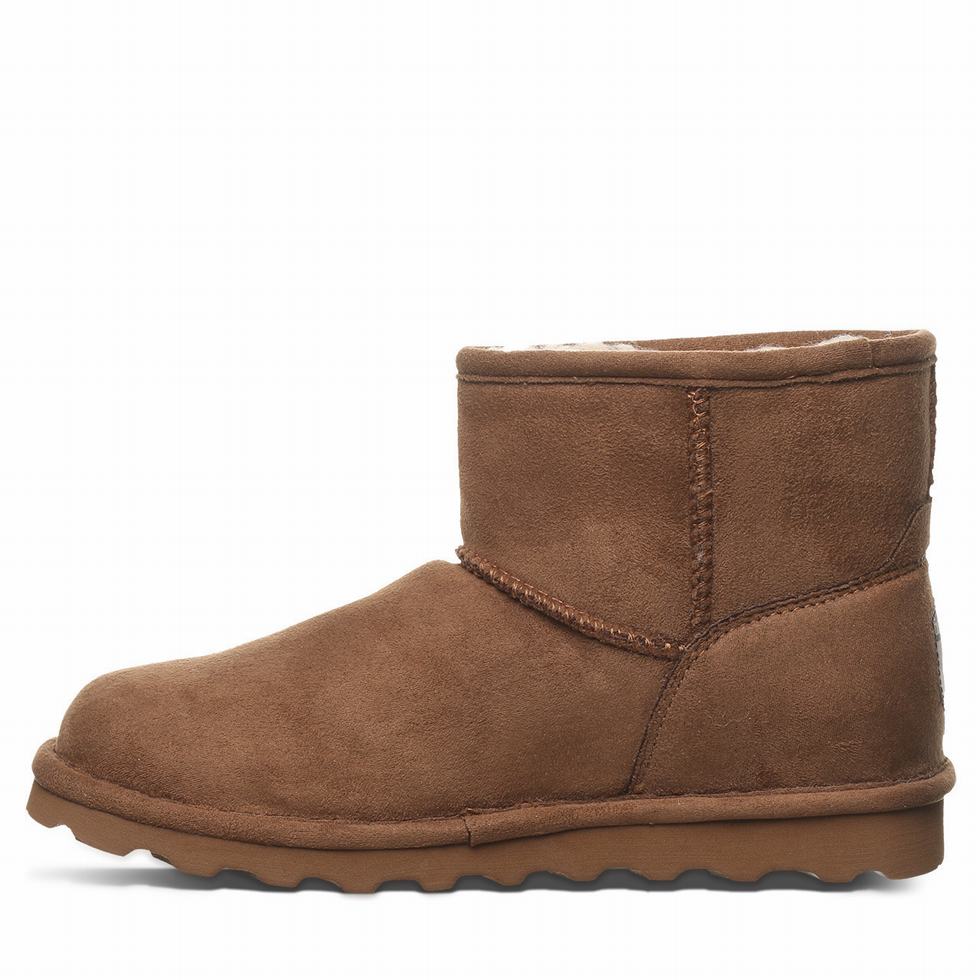 Brown Bearpaw Alyssa Vegan Women Boots | XIP2842IQ