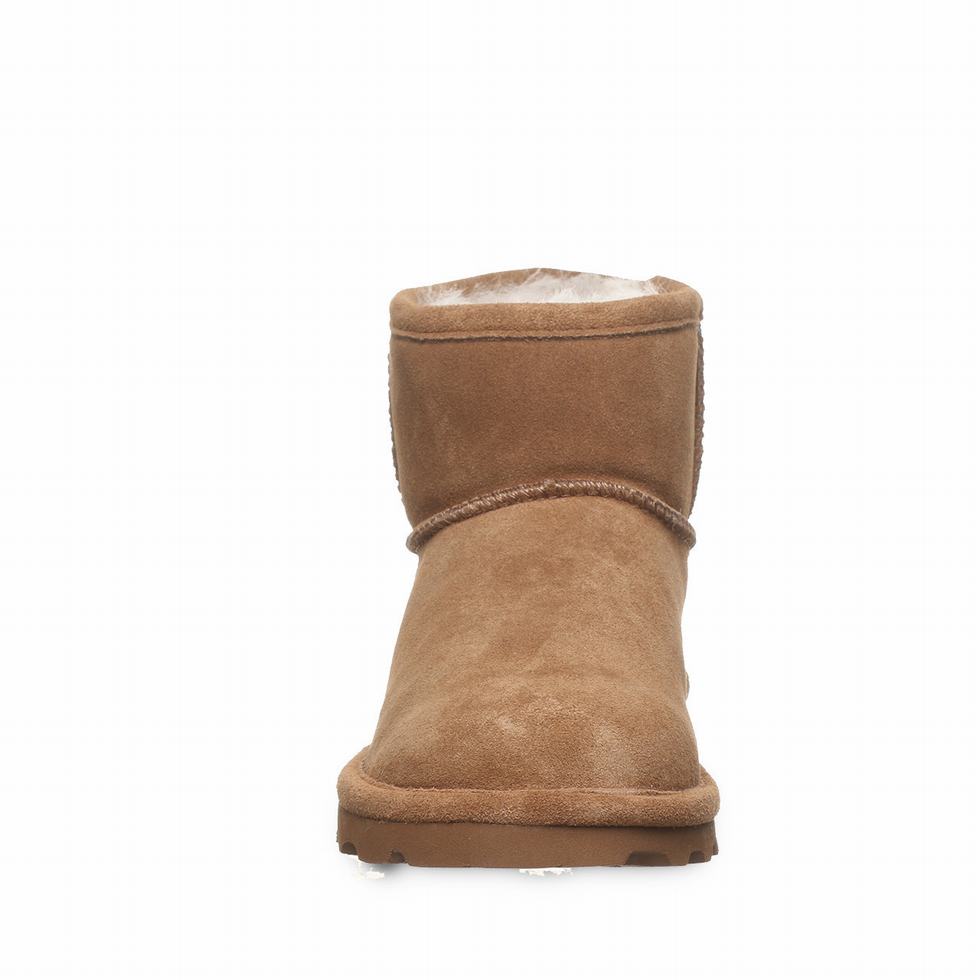 Brown Bearpaw Alyssa Wide Women Boots | RZG3749RI