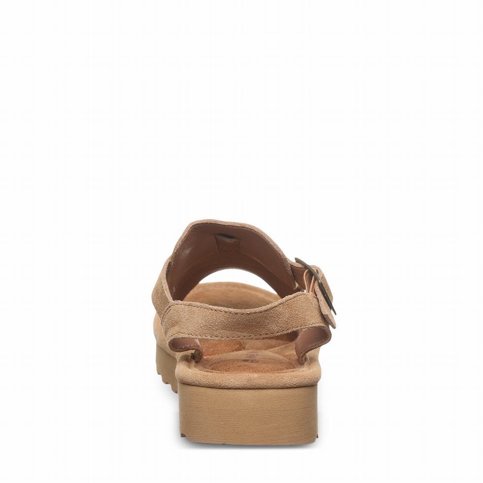 Brown Bearpaw Ascend Women Sandals | LEW8644XX