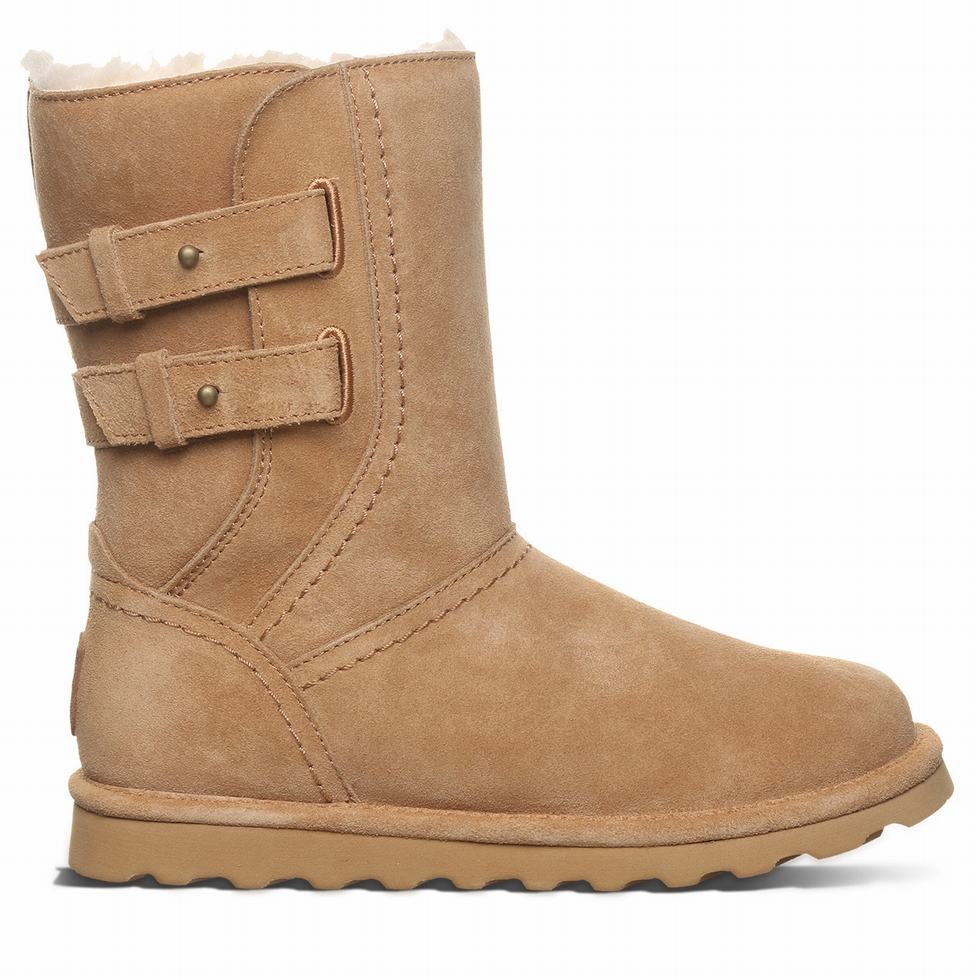 Brown Bearpaw Aurelia Women Boots | LMV7230QU