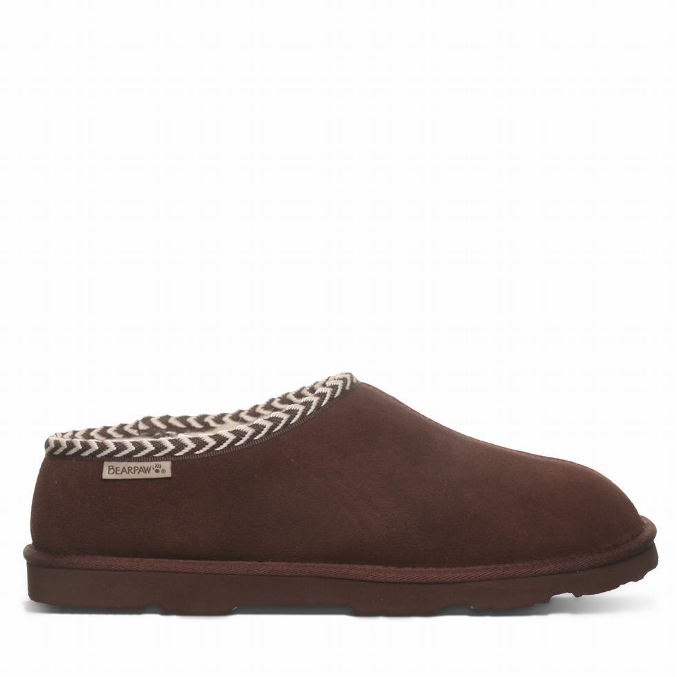 Brown Bearpaw Beau Men Slippers | EAC5921LE