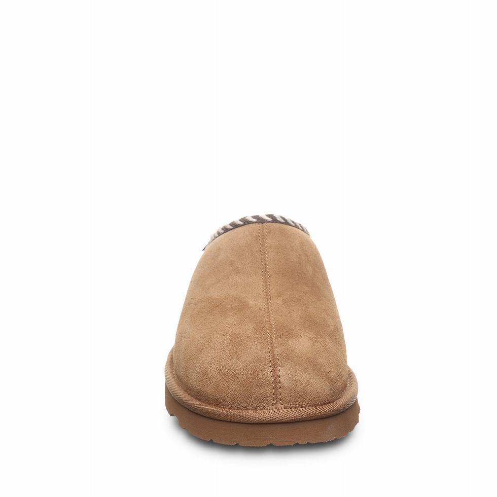 Brown Bearpaw Beau Men Slippers | JSD262NA