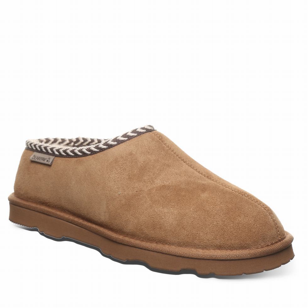 Brown Bearpaw Beau Men Slippers | JSD262NA