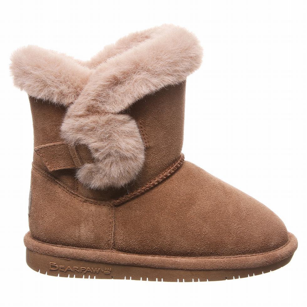 Brown Bearpaw Betsey Youth Kids' Boots | LJT2019ND