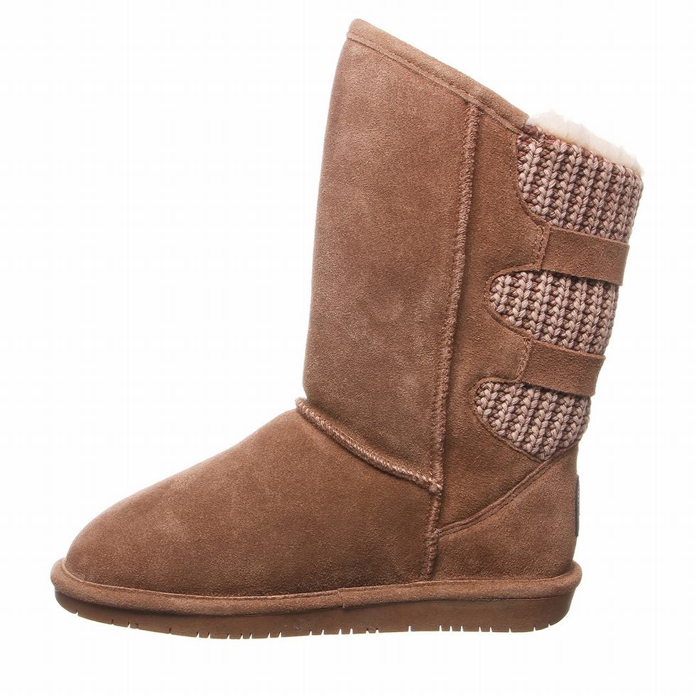 Brown Bearpaw Boshie Wide Women Tall Boots | HZX3112SV