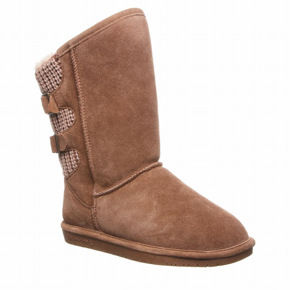 Brown Bearpaw Boshie Wide Women Tall Boots | HZX3112SV