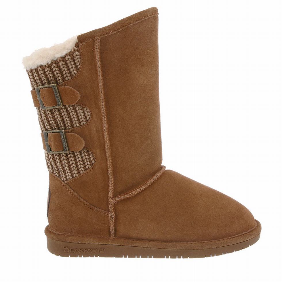 Brown Bearpaw Boshie Women Tall Boots | RXC6771FL