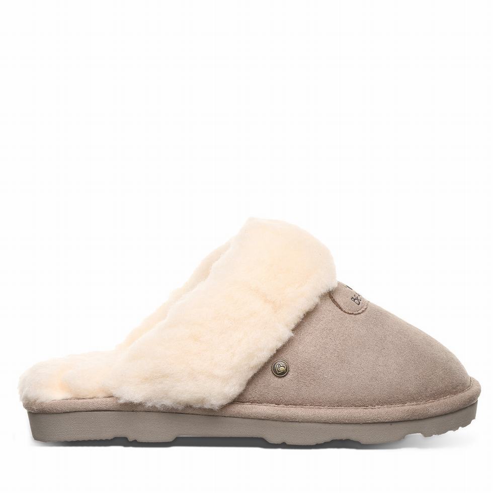 Brown Bearpaw Effie Vegan Women Slippers | QVL3578XG