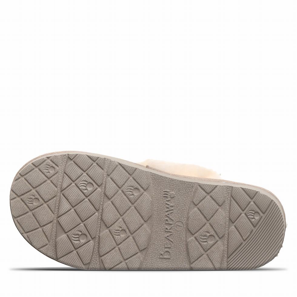 Brown Bearpaw Effie Vegan Women Slippers | QVL3578XG