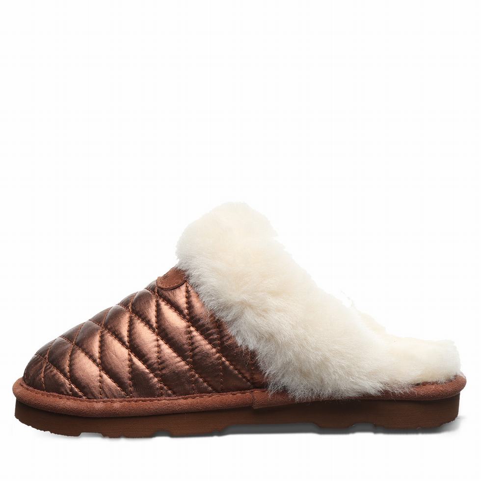 Brown Bearpaw Effie Women Slippers | KEG6985LO