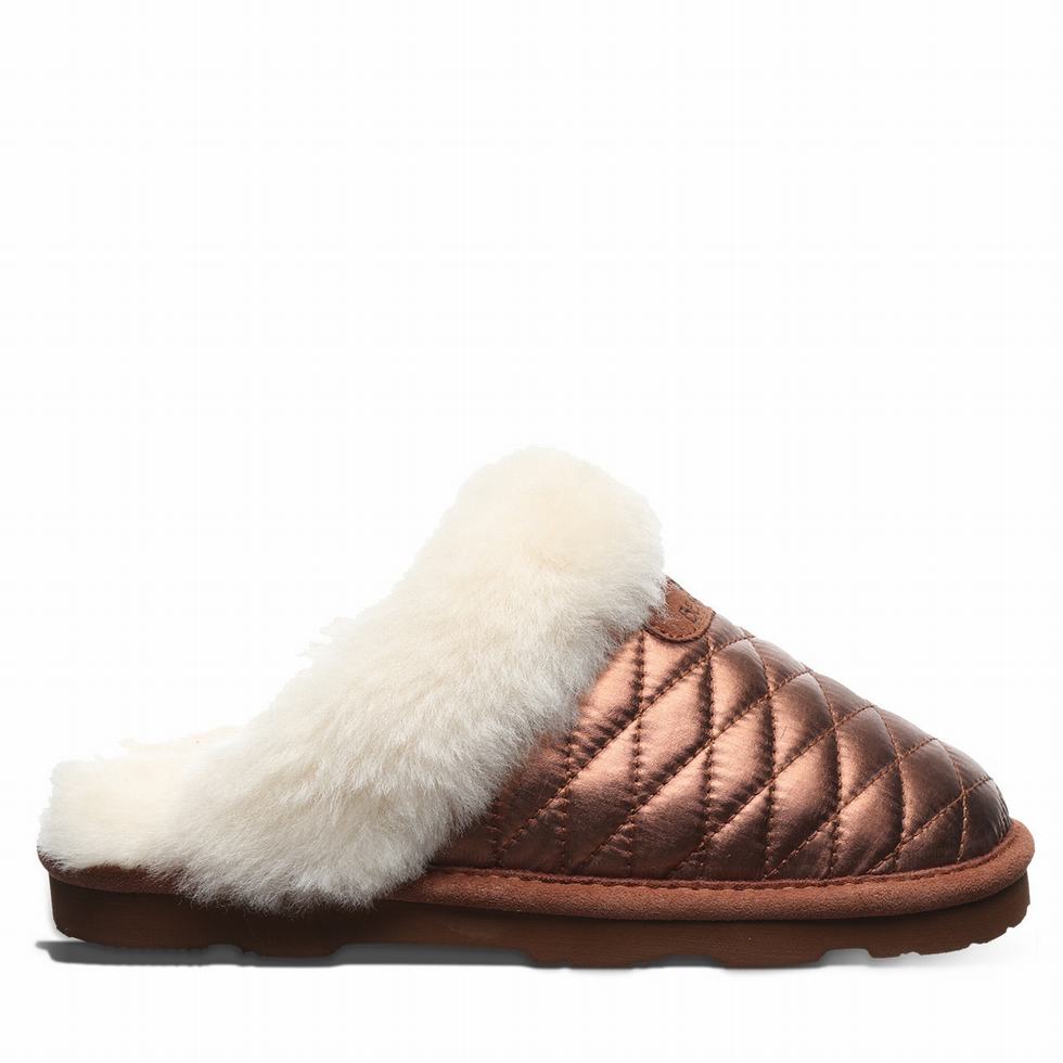 Brown Bearpaw Effie Women Slippers | KEG6985LO