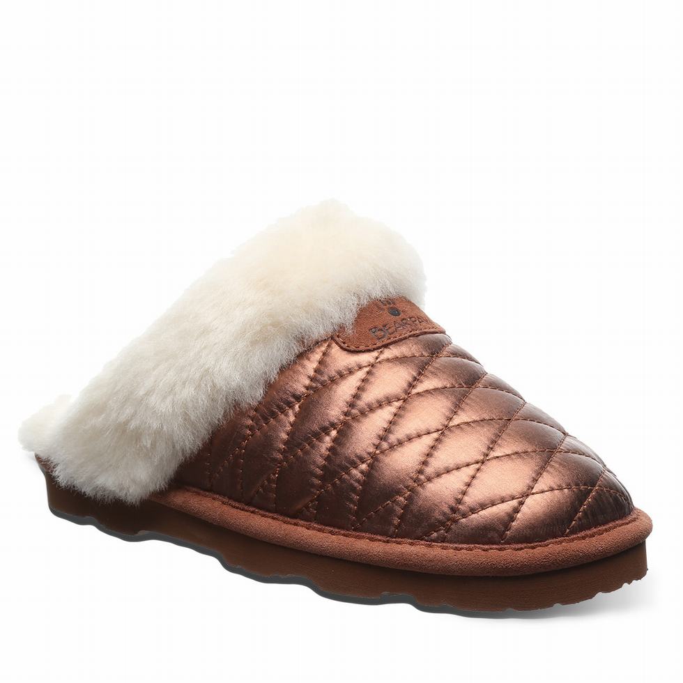 Brown Bearpaw Effie Women Slippers | KEG6985LO