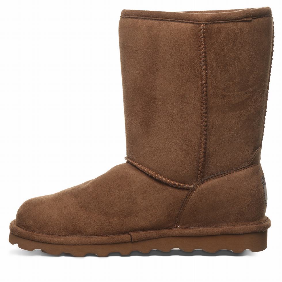 Brown Bearpaw Elle Short Vegan Women Boots | EVW6717MG