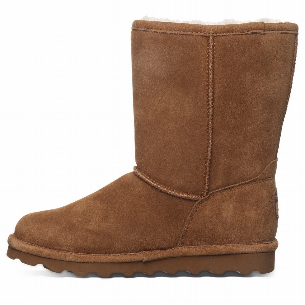 Brown Bearpaw Elle Short Women Boots | CMH7191TN