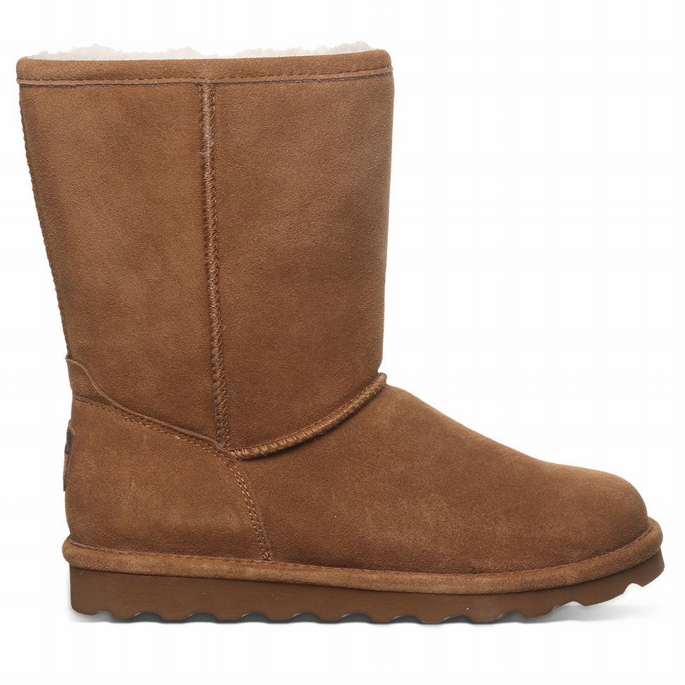 Brown Bearpaw Elle Short Women Boots | CMH7191TN