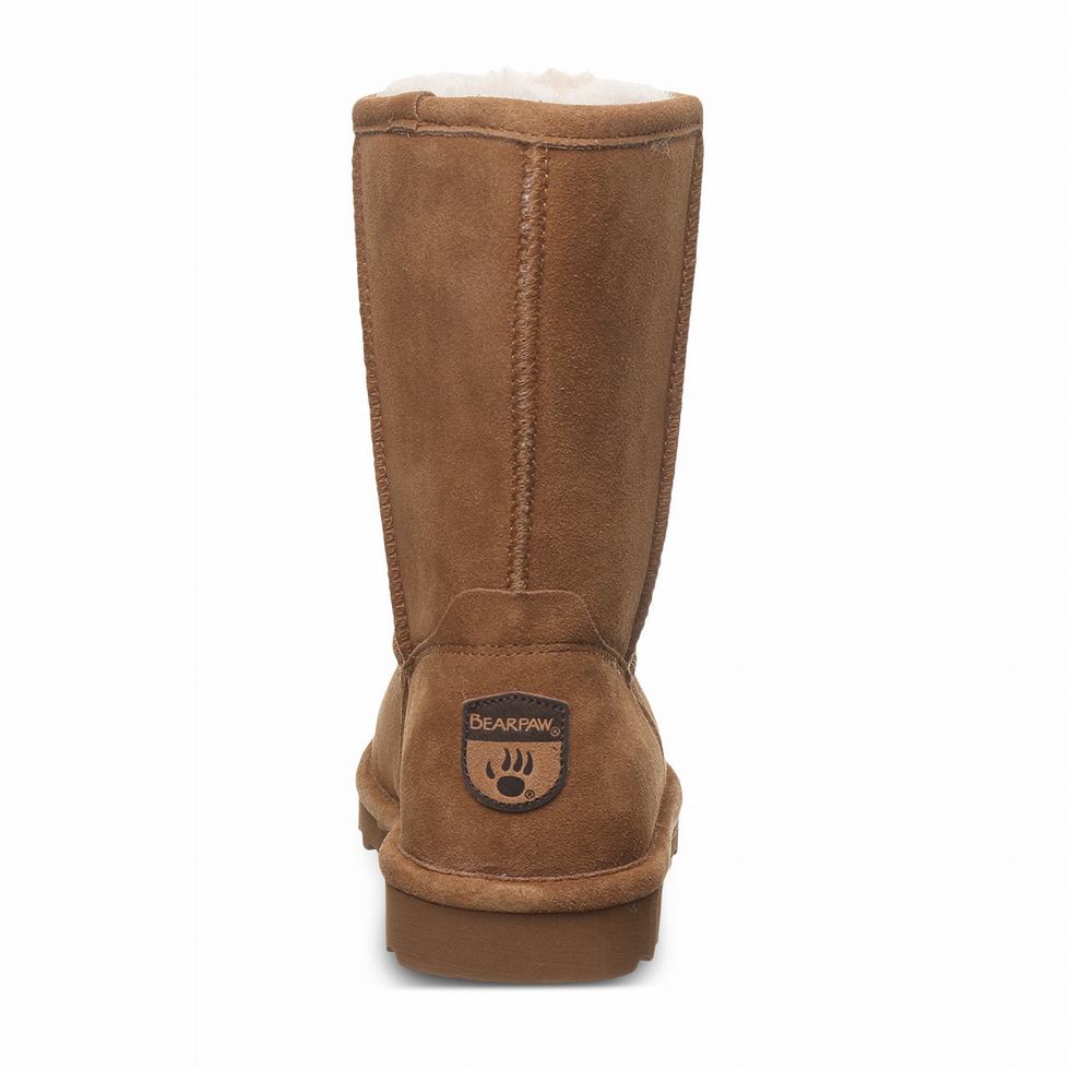 Brown Bearpaw Elle Short Women Boots | CMH7191TN